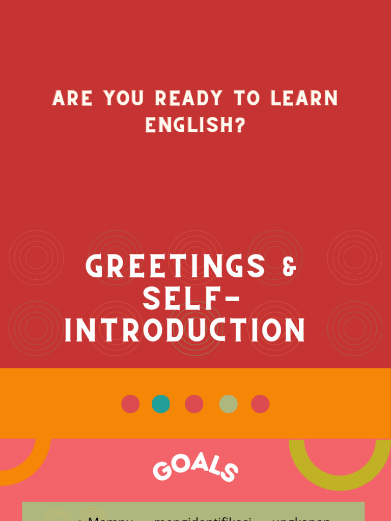 English Greetings and Introductions Guide | PDF