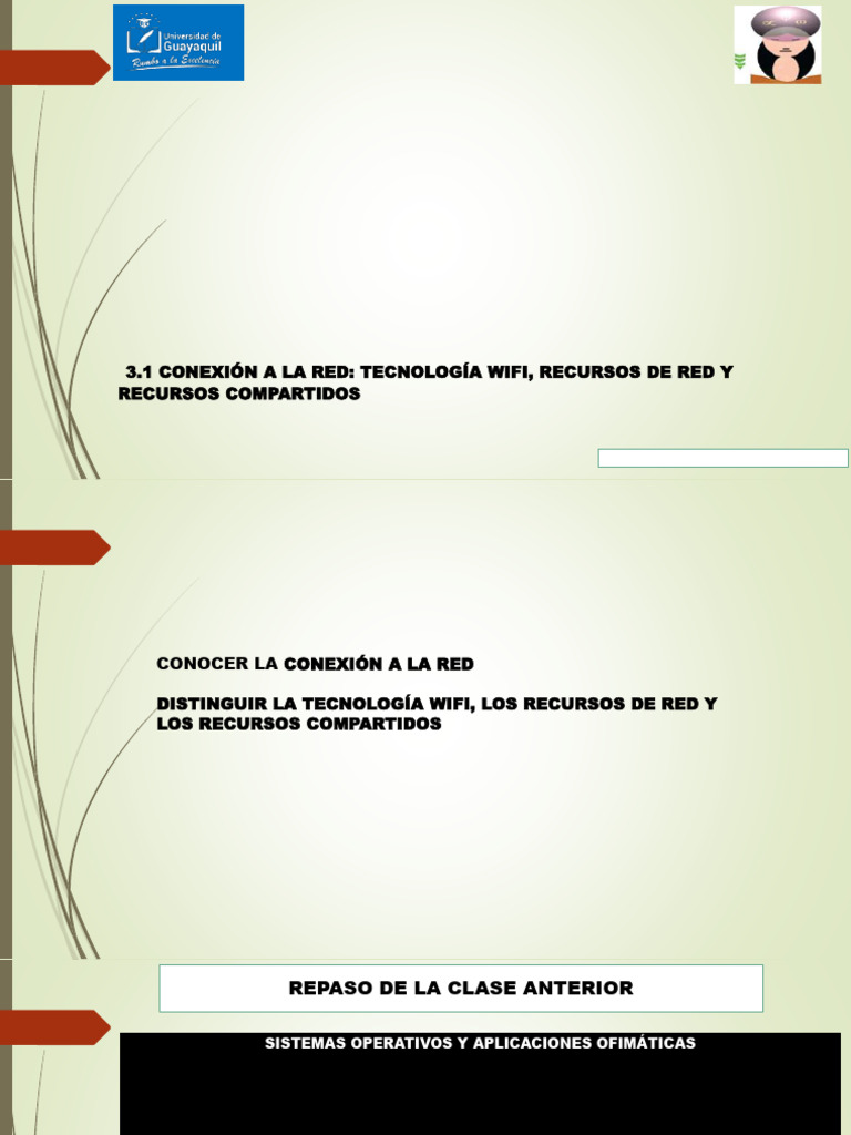 Conexión a la Red y Tecnología WiFi | PDF | Red de computadoras ...