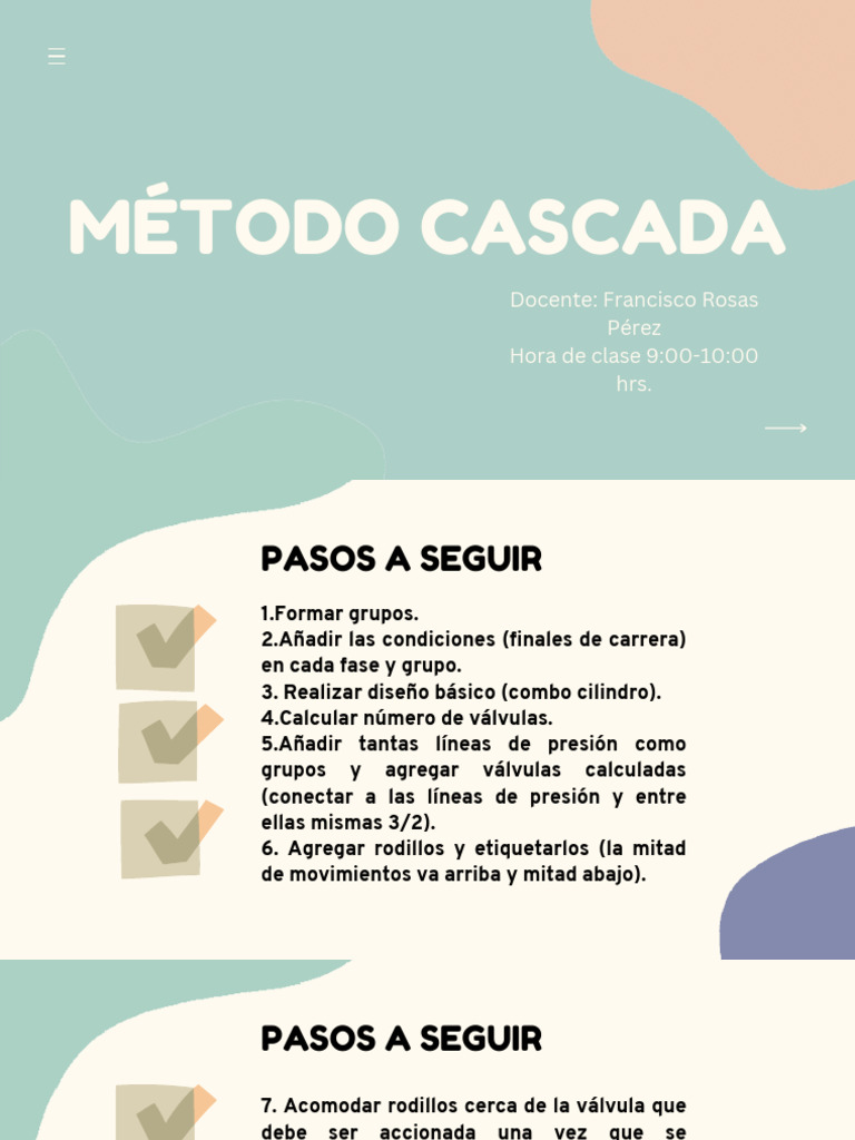Guía del Método Cascada en Automatización | PDF