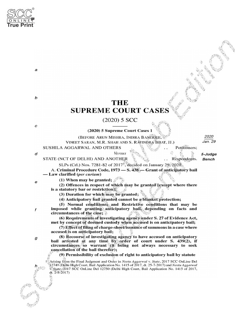 Supreme Court Judgment: Modak Case | PDF | Separation Of Powers ...