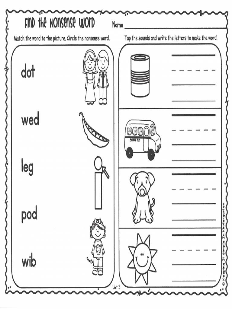 Nonsense Word 2 | PDF