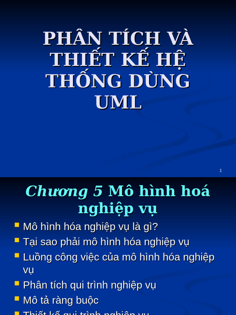 Phan Tich Thiet Ke He Thong Thong Tin 3 | PDF