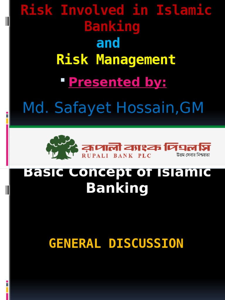 Risk in Islamic Bank | PDF | Risk Management | Risk