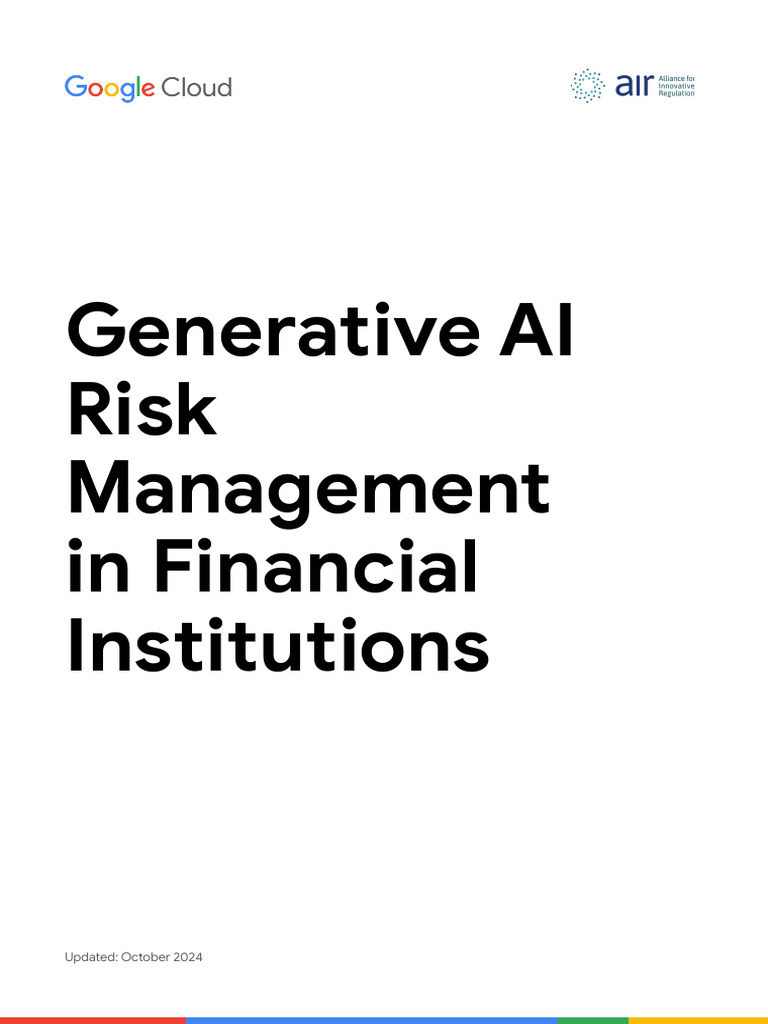 Generative AI Risk Management in Finance | PDF | Artificial ...