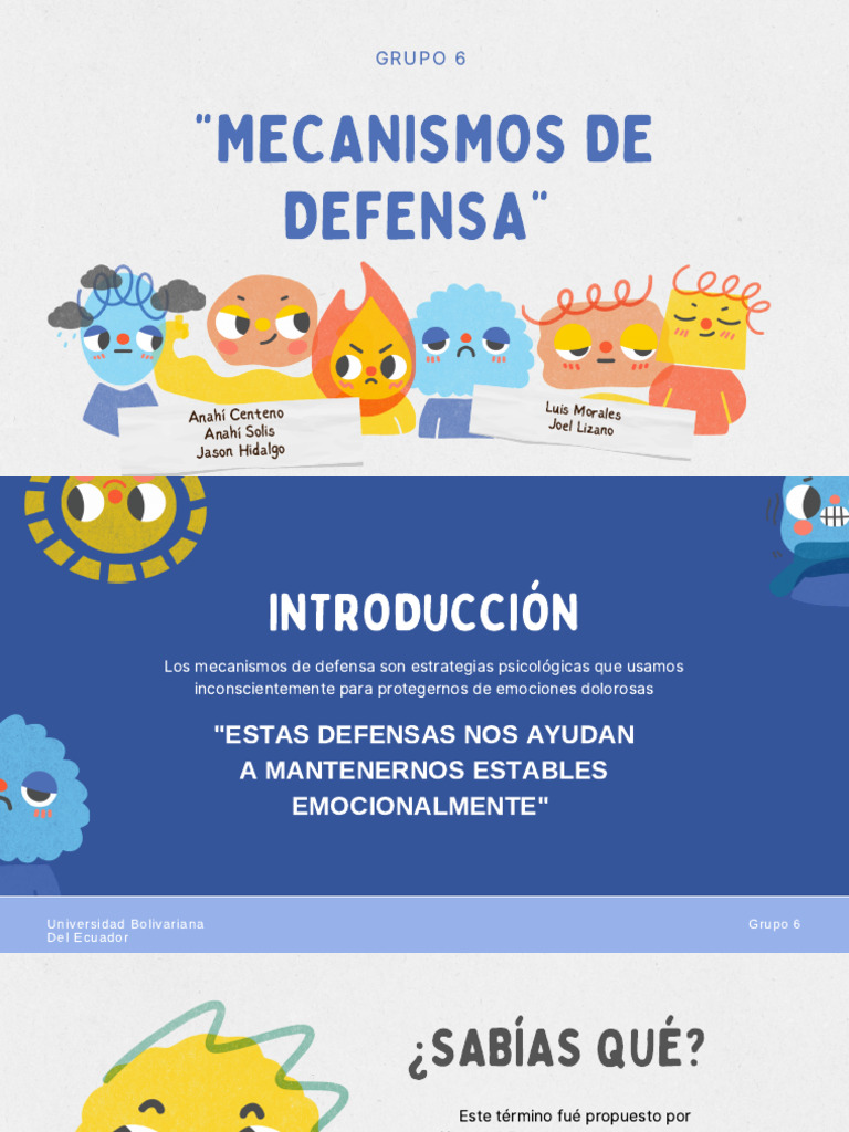 Mecanismos de Defensa - 20250512 - 225454 - 0000 | PDF | Las emociones ...