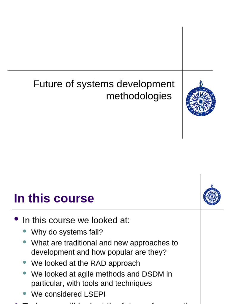 Lecture 11 - The Future of Methods and Frameworks | PDF | Information ...