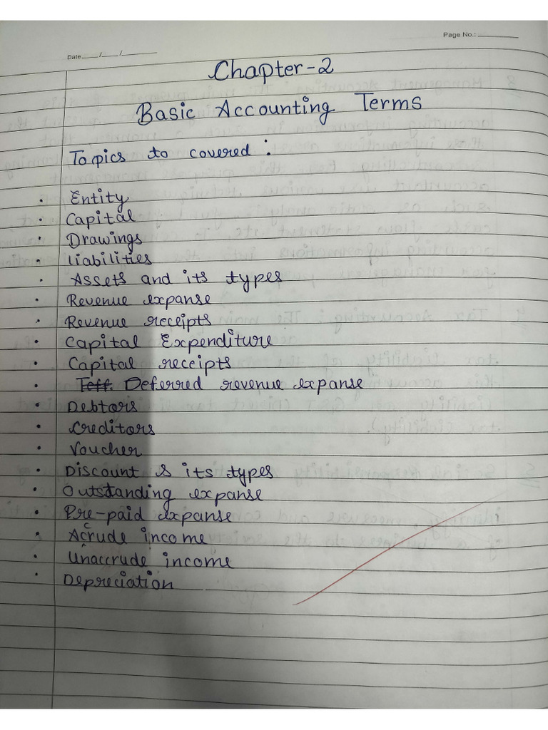 Accountancy XI Chapter-2 | PDF