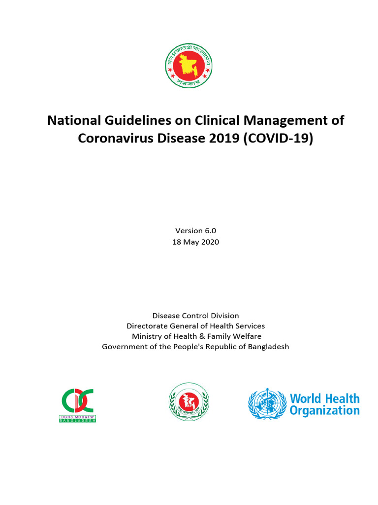 COVID Guideline V6 18.5.2020 | PDF | Pneumonia | Sepsis