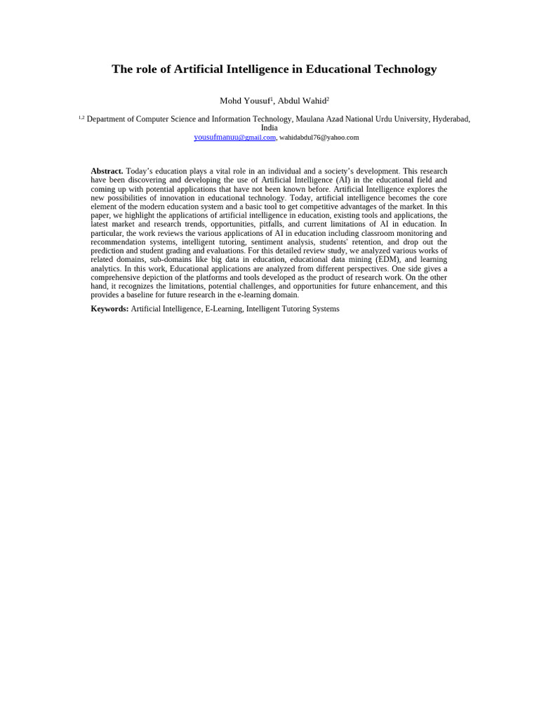 Abstract For Conference | PDF