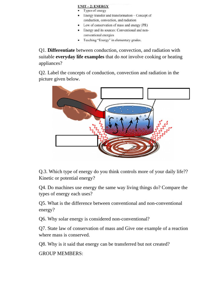 Energy Transfer in Daily Life Explained | PDF