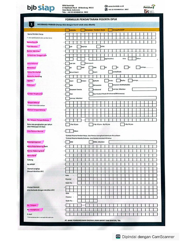 BJB DPLKBJB Siap | PDF