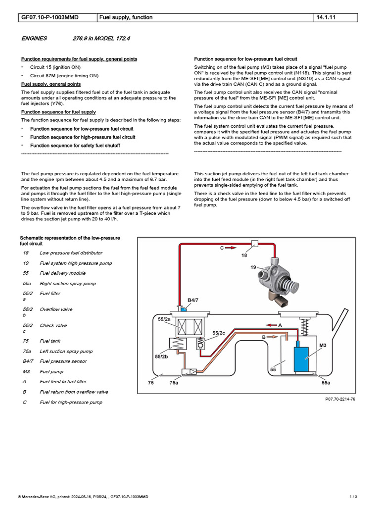 Fuel Supply System Overview | PDF | Pump | Valve