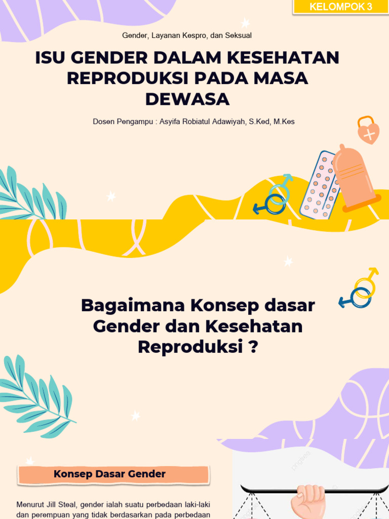 Isu Gender dalam Kesehatan Reproduksi | PDF