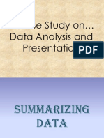 A Case Study On Data Analysis and Presentation