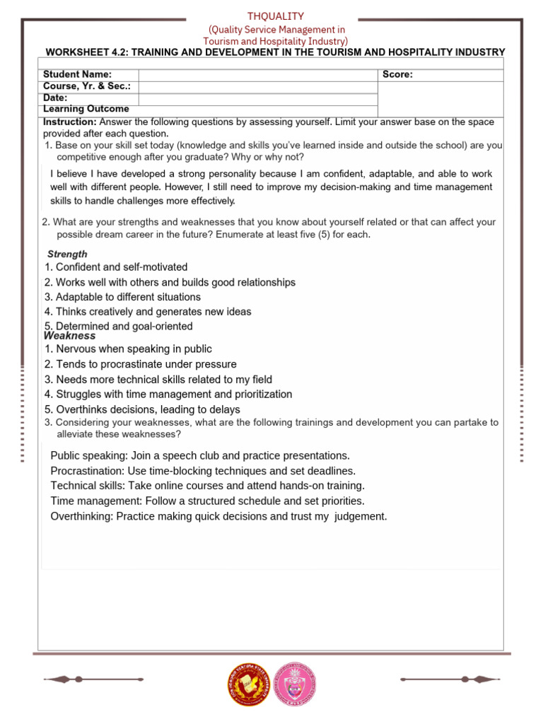THQUALITY WORKSHEET - 2 (MIDTERM) .PDF - 20250324 - 110246 - 0000 | PDF
