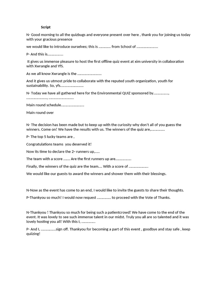Script | PDF