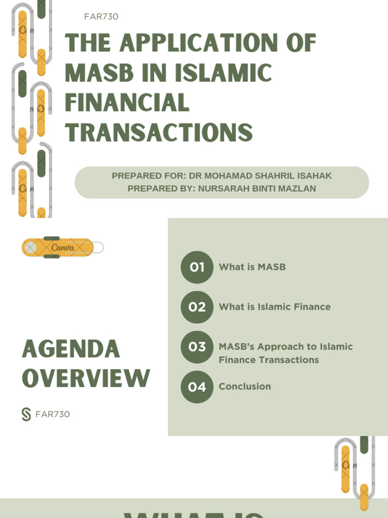MASB's Role in Islamic Finance Standards | PDF | Islamic Banking And ...