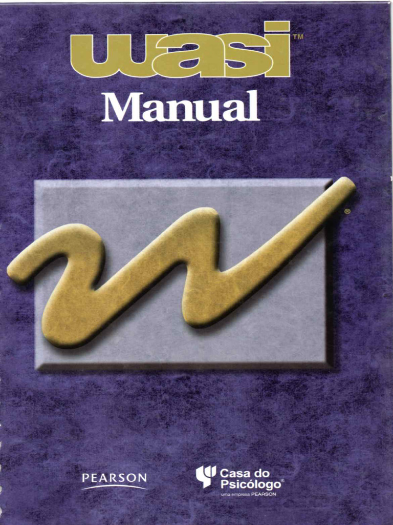 Manual WASI - Inteiro | PDF