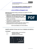 DISEÑO ESTRUCTURAL DE UNA CUBIERTA METALICAdocx