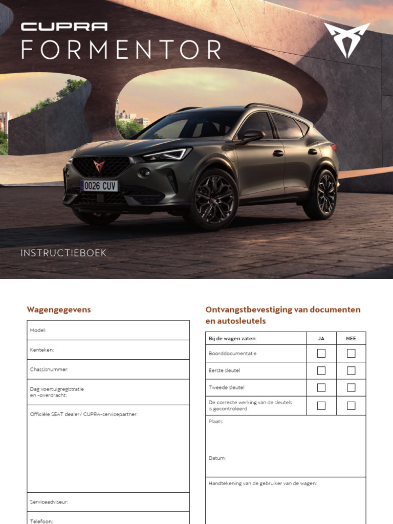 Cupra Formentor Technische Daten Pdf