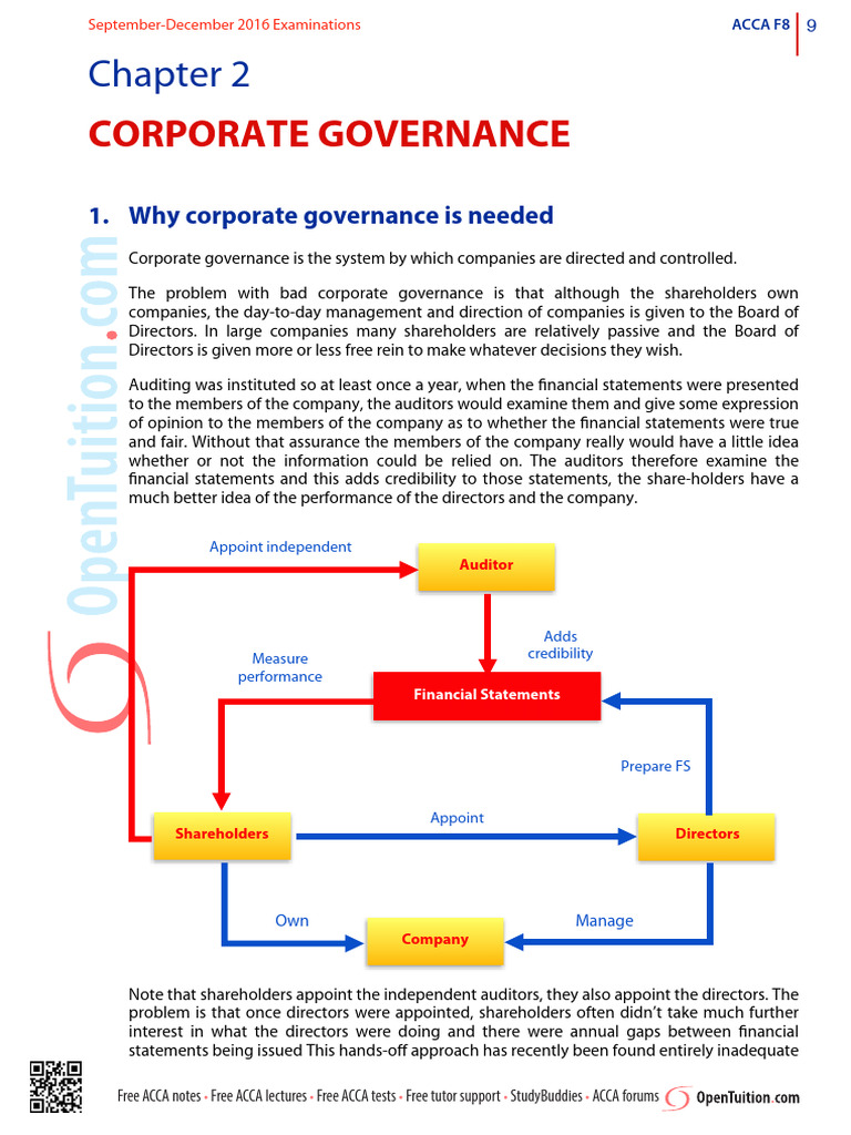 Corporate Governance Principles Explained | PDF | Audit | Corporate ...