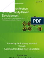 Appendix E4_Promoting Participatory Approach Through Saemaul Undong Education