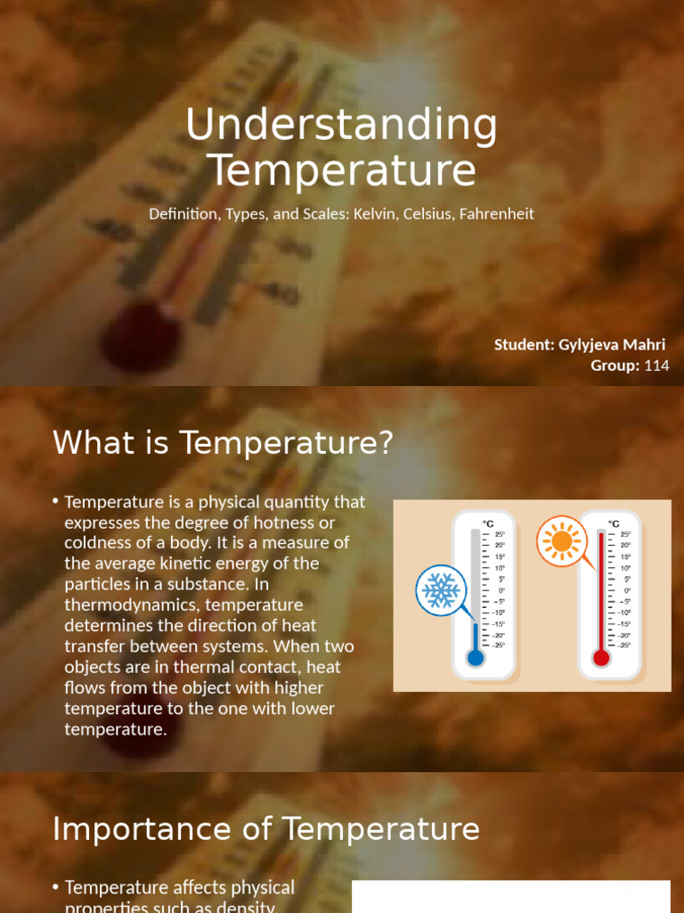 Mahri Understanding Temperature | PDF