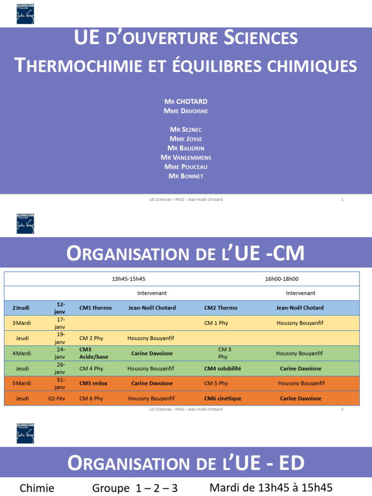 Thermochimie et Équilibres Chimiques | PDF | Chaleur | Thermodynamique