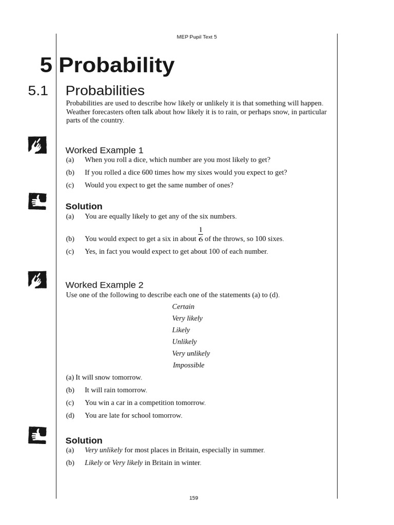 Class 10 Science: Probability Concepts | PDF | Probability