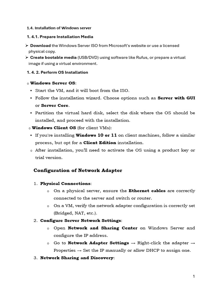 Windows Server Installation Guide | PDF | Group Policy | Active Directory