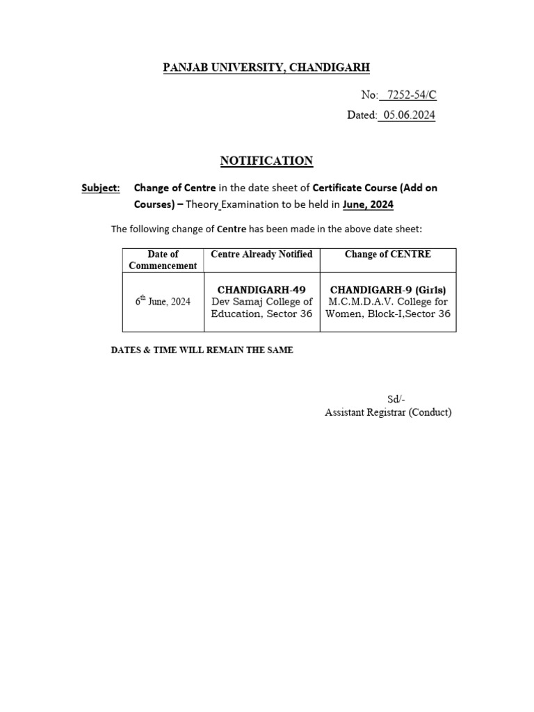 Notification Addoncoursecertificate | PDF