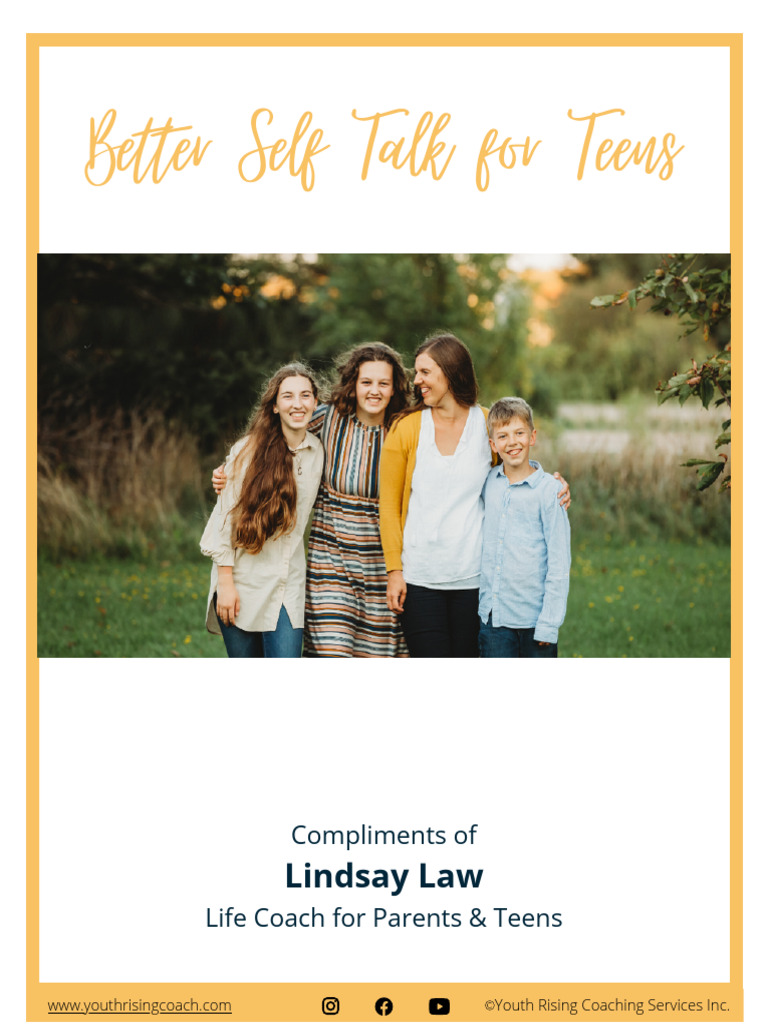 Empowering Teens Through Self-Talk | PDF | Adolescence | Self Esteem
