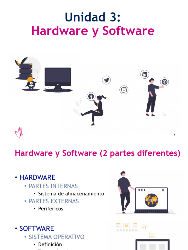 Unidad 03 - Hardware y Software | PDF | Hardware de la computadora ...