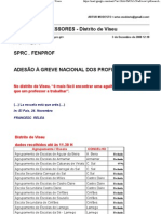 Greve Dos Professores-Números Dia 3 Dezembro