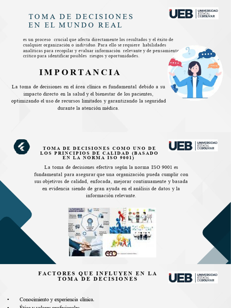 Toma de Decisiones Clínicas Efectivas | PDF | Evidencia basada en ...
