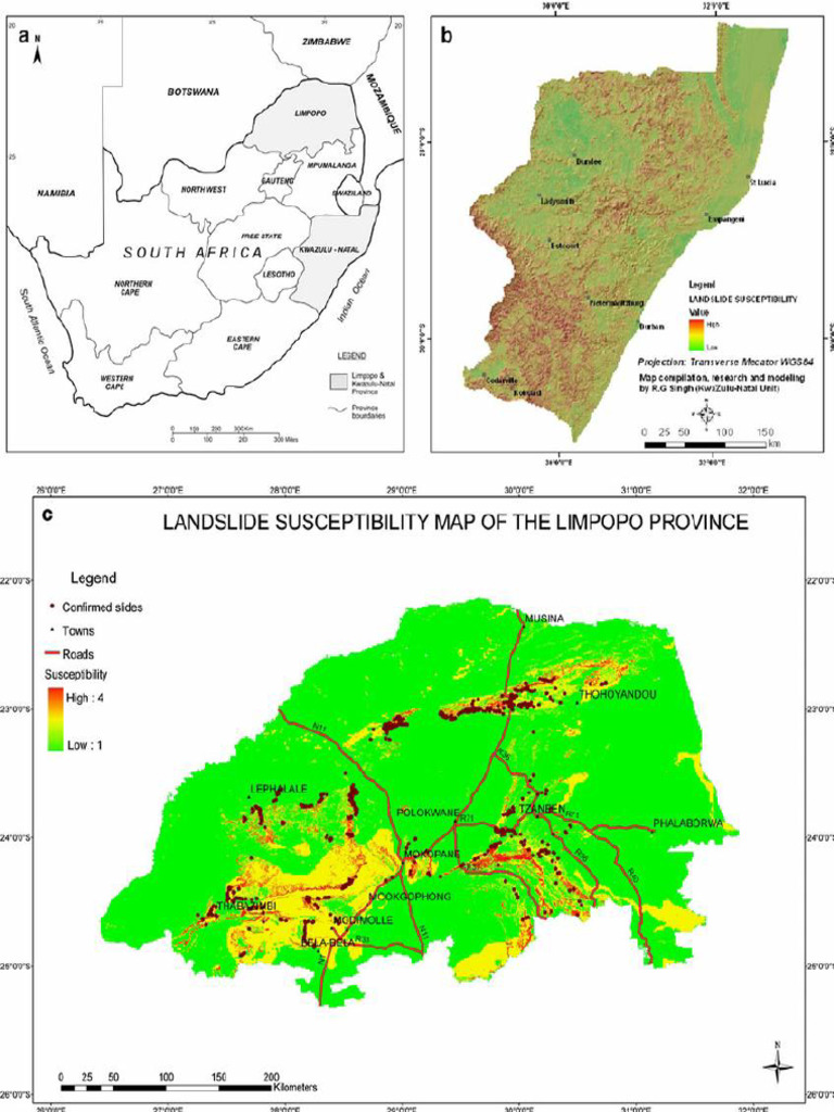 Limpopo Province Landslide Map | PDF