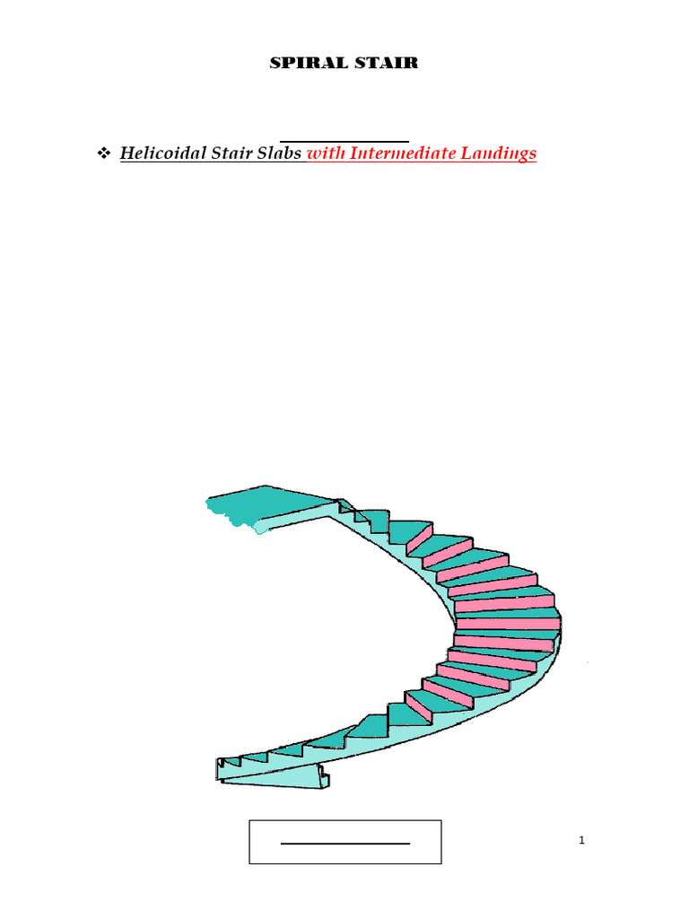Helical Stair Design and Analysis Guide | PDF | Stairs | Helix