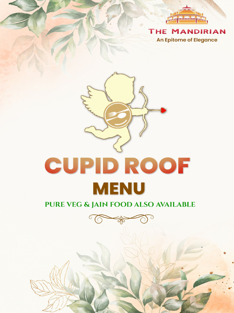 Cupid Roof Final Menu | PDF