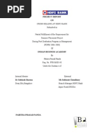 Download Cross Selling at Hdfc Bank by Pradeep Ram Kumar SN86305143 doc pdf