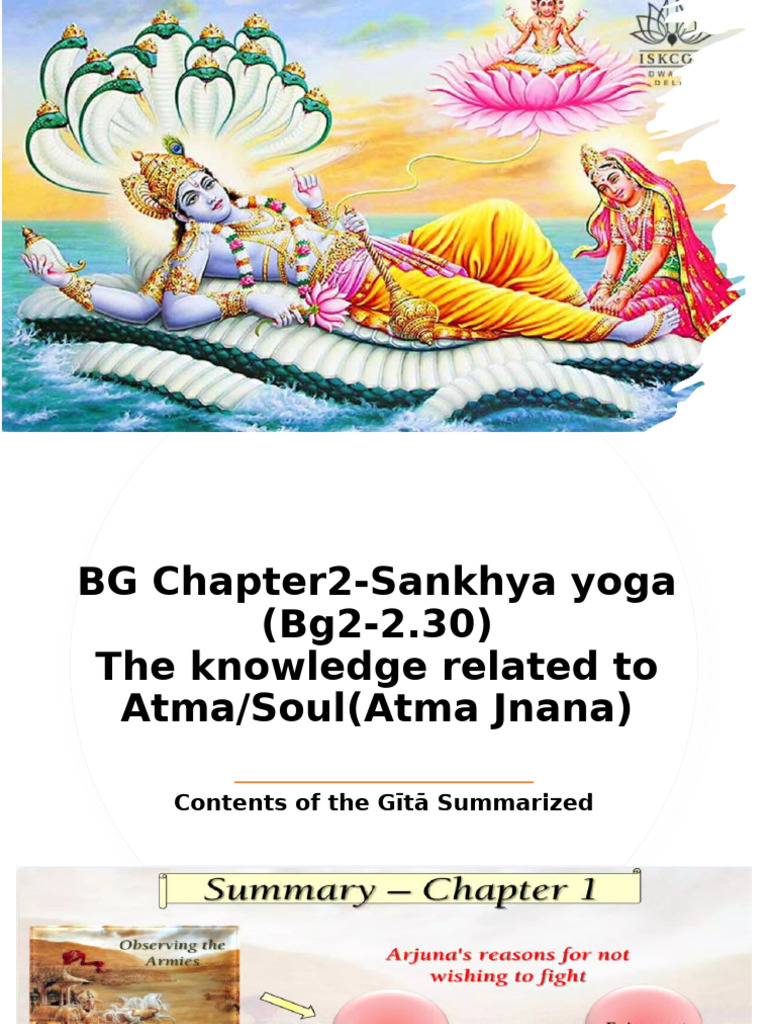 BG Chapter 2 1 To 30 | PDF | Bhagavad Gita | Krishna