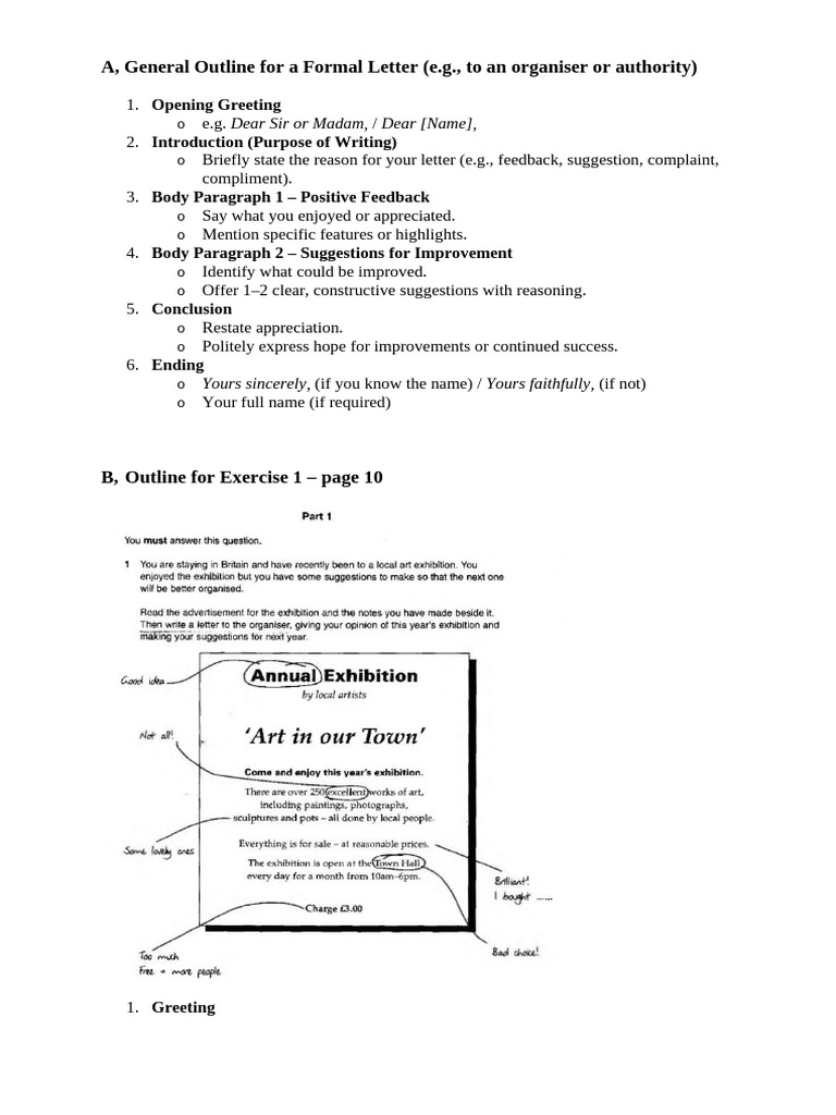 Test 1 - Fce Writing - Letter | PDF | Foods | Cuisine