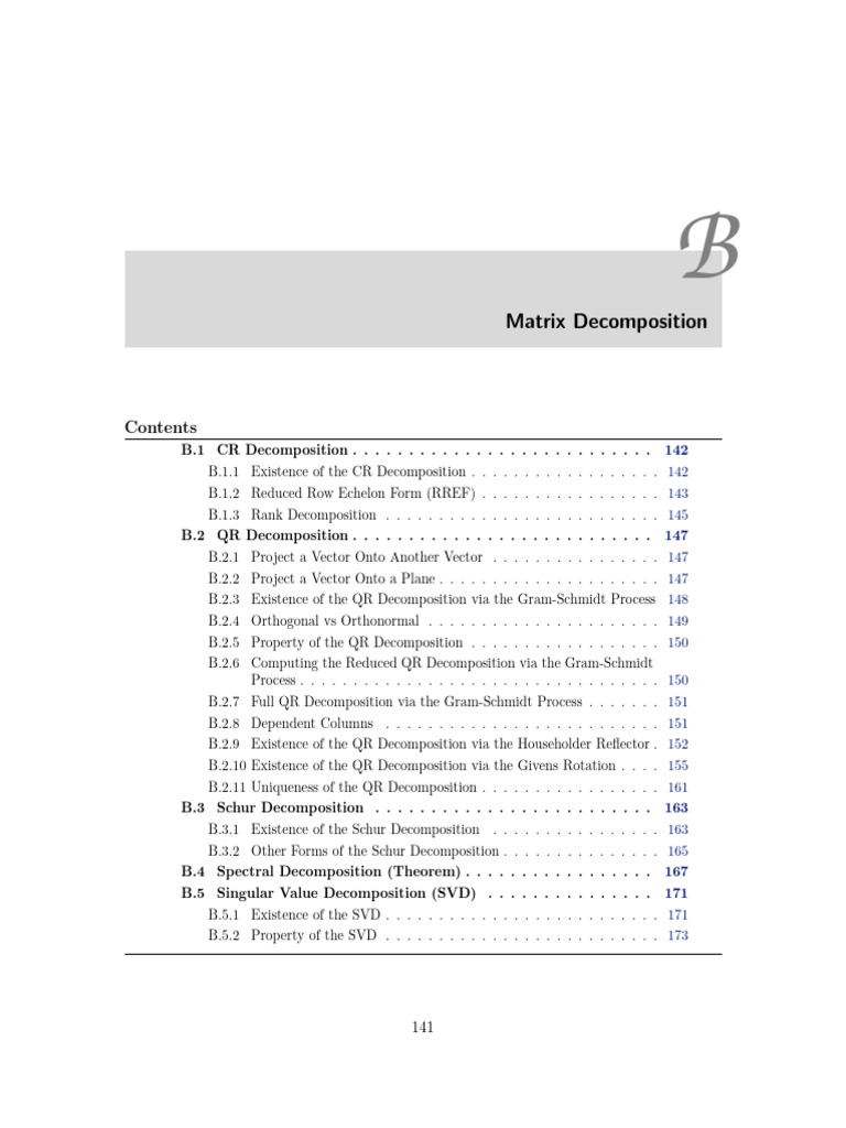 Matrix Decomposition Techniques Explained | PDF | Matrix (Mathematics ...