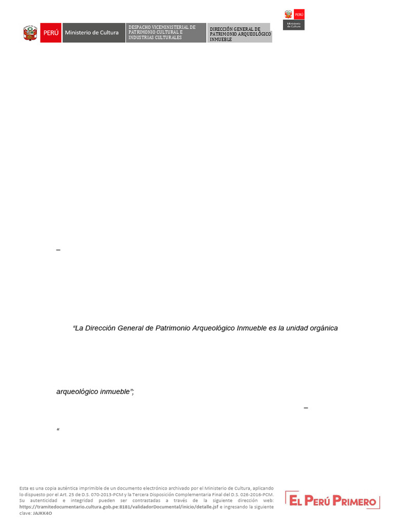 Formulario de Autorización Arqueológica | PDF