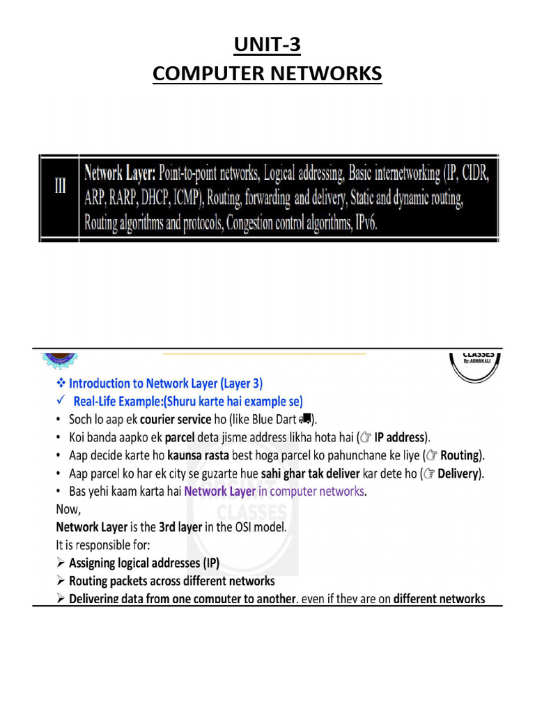 CN Unit 3 | PDF