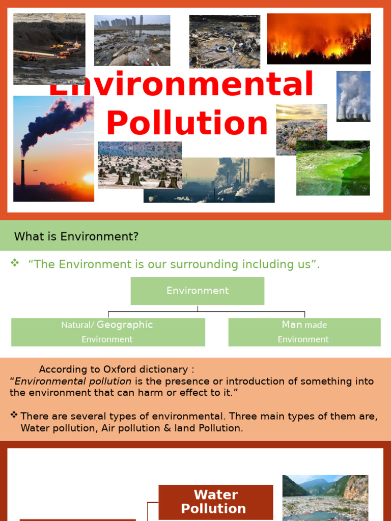 VV GIT Project - Environmental Pollution | PDF | Water | Pollution