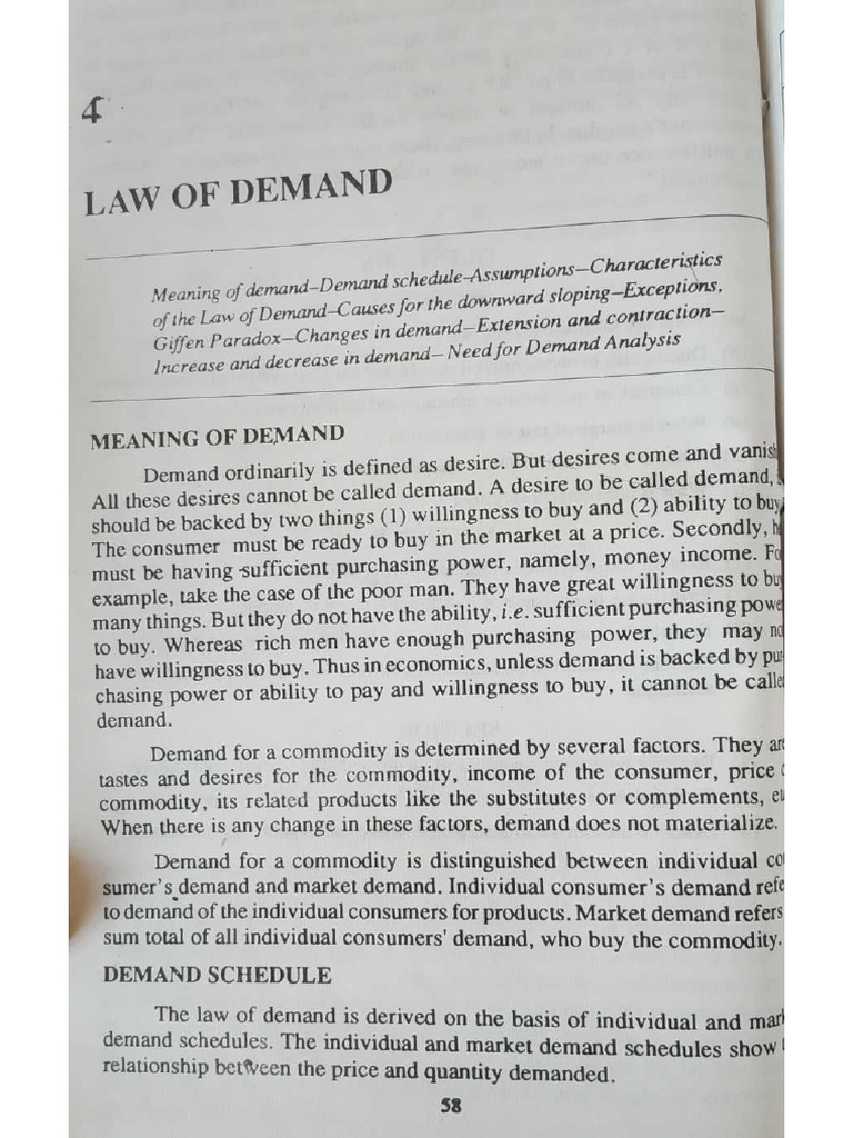 Law of Demand and Supply | PDF