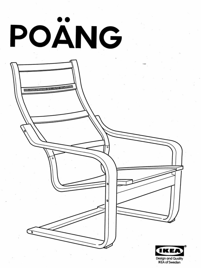 Ikea Poang Chair Assembly Instructions Consumer Goods Furniture