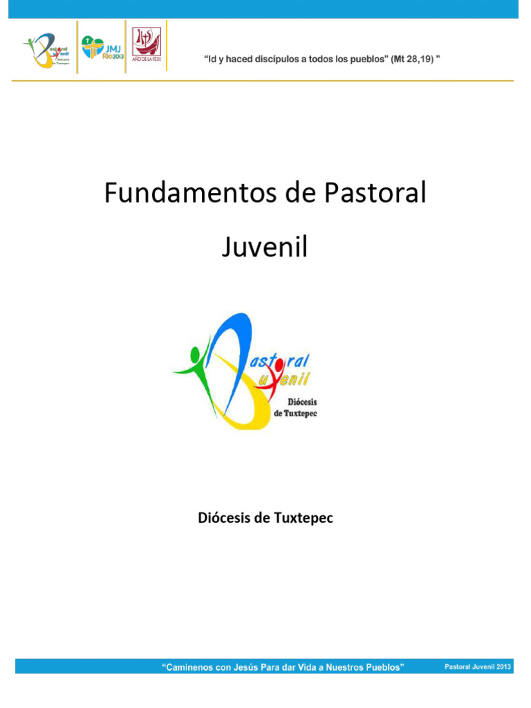 Propuesta Pastoral Juvenil 2025 | PDF | Cristo (título) | Pastor