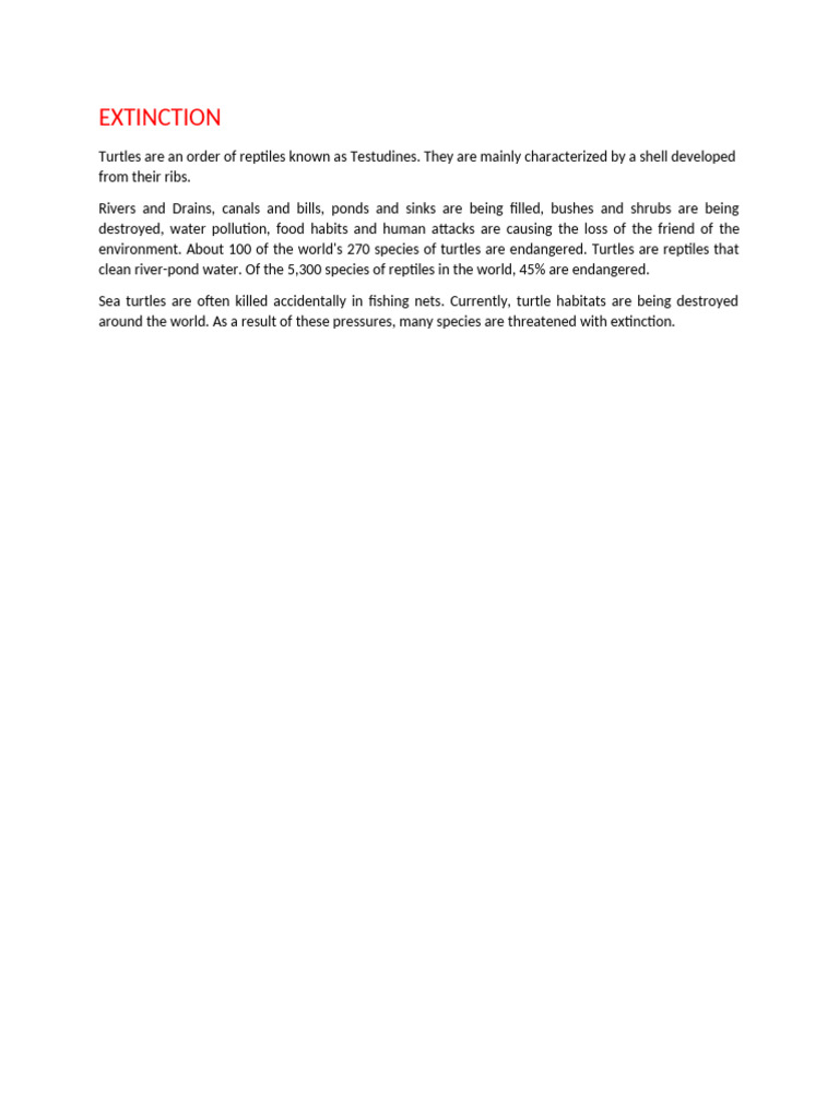 Extinction | PDF