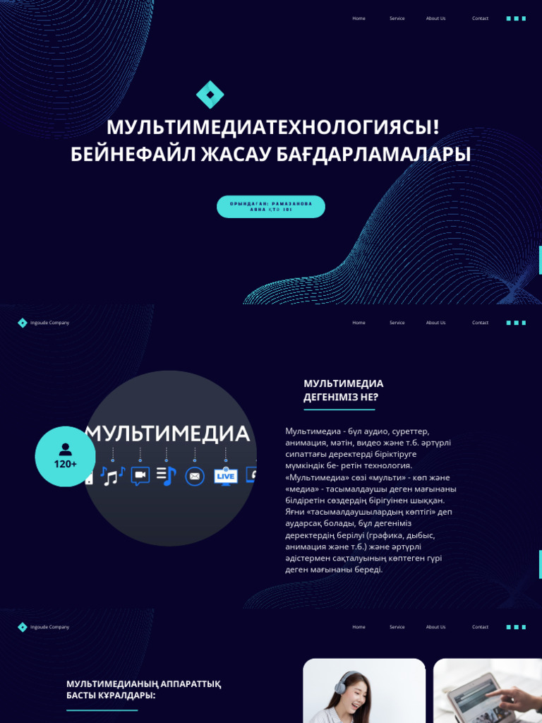 Blue Futuristic Technology Presentation | PDF